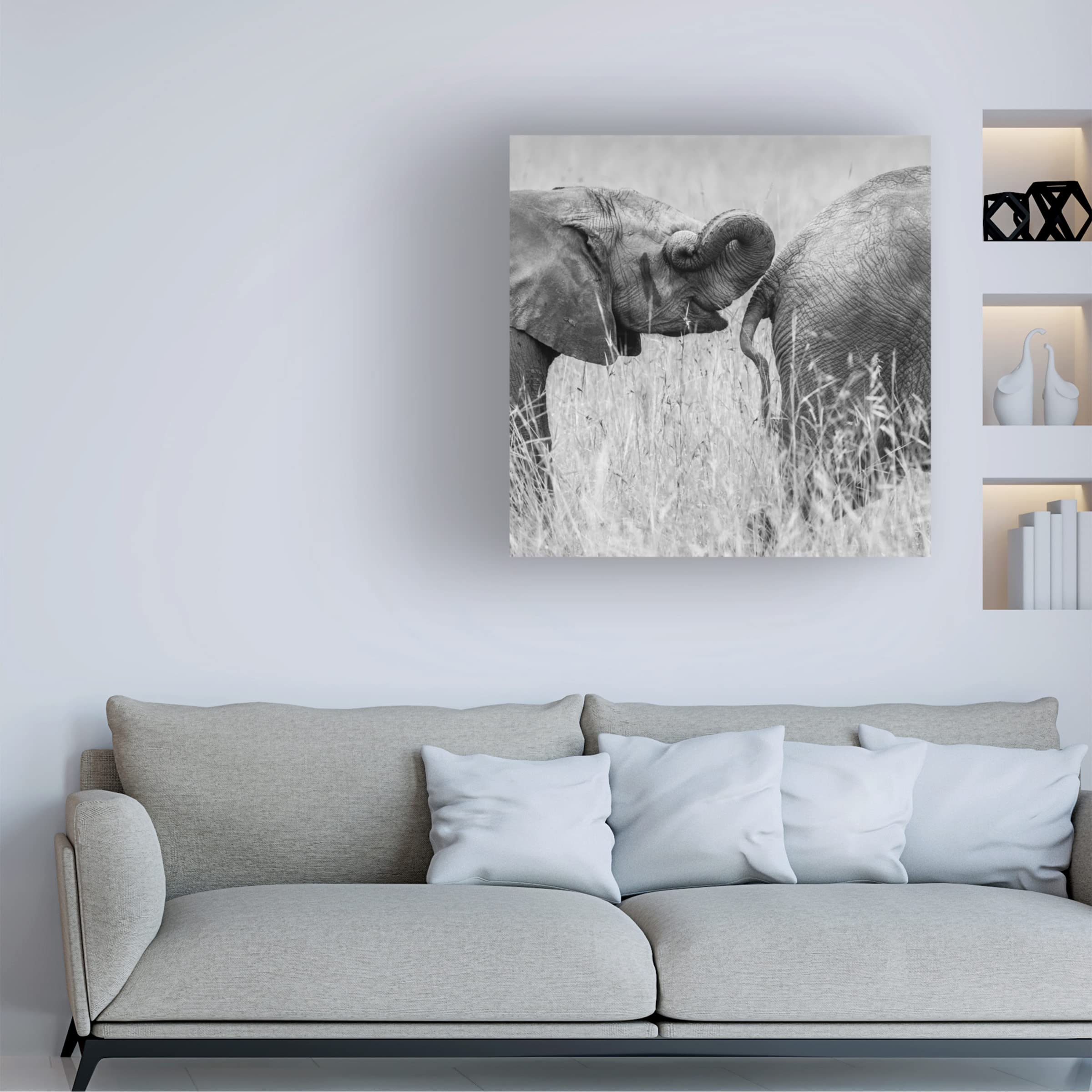 Trademark Fine Art 'Itrunk' Canvas Painting by Mohammed Alnaser - Modern Wall Art for Living Room, Bedroom & Office Decor