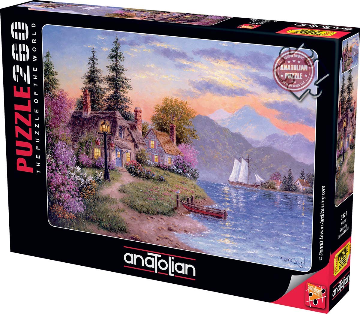 Anatolian Puzzle - Serenity, 260 Piece Jigsaw Puzzle for Adults, Premium Quality Turkish Artwork (#3321) | Perfect for Relaxation, Stress Relief & Home Decor