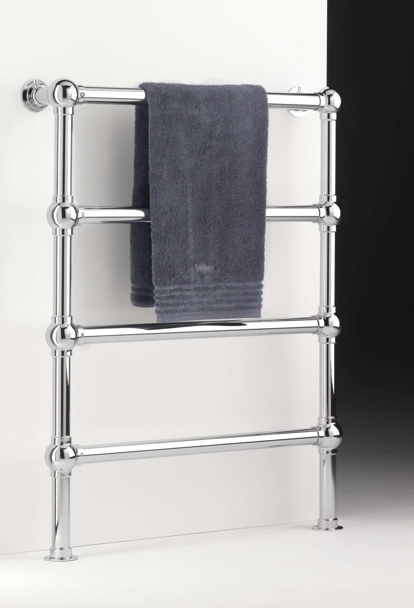 Sterlingham Blakedown 4-Rail Hardwired Towel Warmer - 25W x 40H - Bathroom Luxury Heated Towel Rack for Spa, Hotel & Home Use