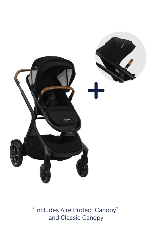 Nuna Demi Grow Complete Stroller with Air Protect Technology & Classic Canopy - Premium Baby Stroller for Newborns to Toddlers | Perfect for City Walks, Travel & Everyday Use