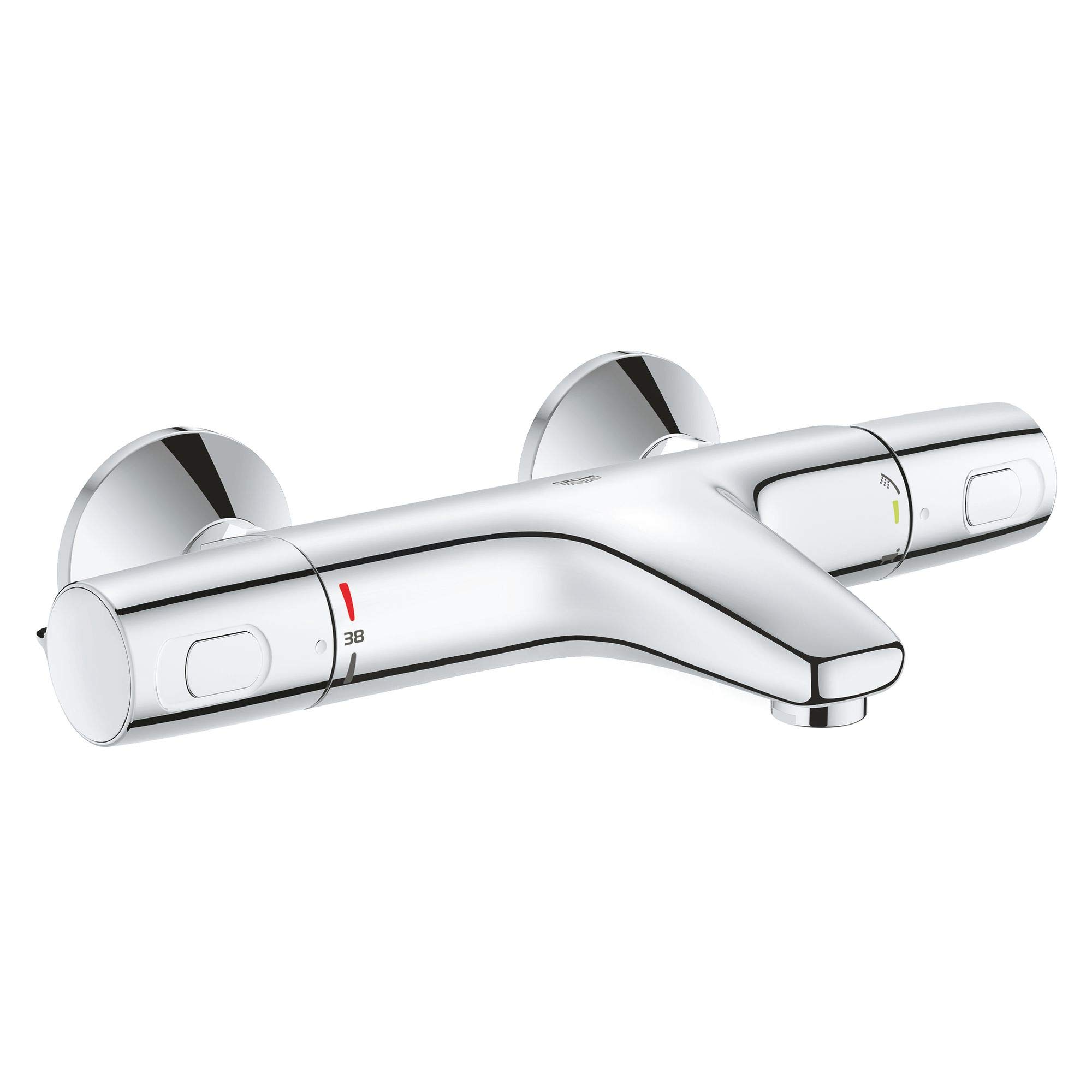 GROHE Precision Trend New Bath Thermostat - Digital Shower System with Temperature Control (Model GRO34227002) for Luxury Bathrooms & Spa-Like Experience