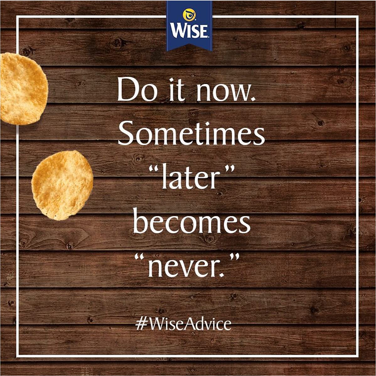 Wise Snacks NY Deli Original Kettle Cooked Potato Chips - 1.25oz (36 Count) - Gluten Free, No MSG, No Artificial Flavors - Perfect for Parties, Snacking & Lunchboxes
