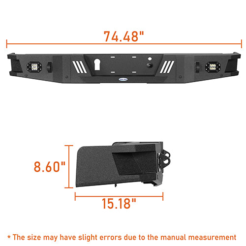 09-14 Ford F-150 SuperCrew Front Bumper, Rear Bumper & Roof Rack Set (Excluding Raptor) | Heavy-Duty Protection & Cargo Storage | Perfect for Off-Roading, Camping & Truck Accessories