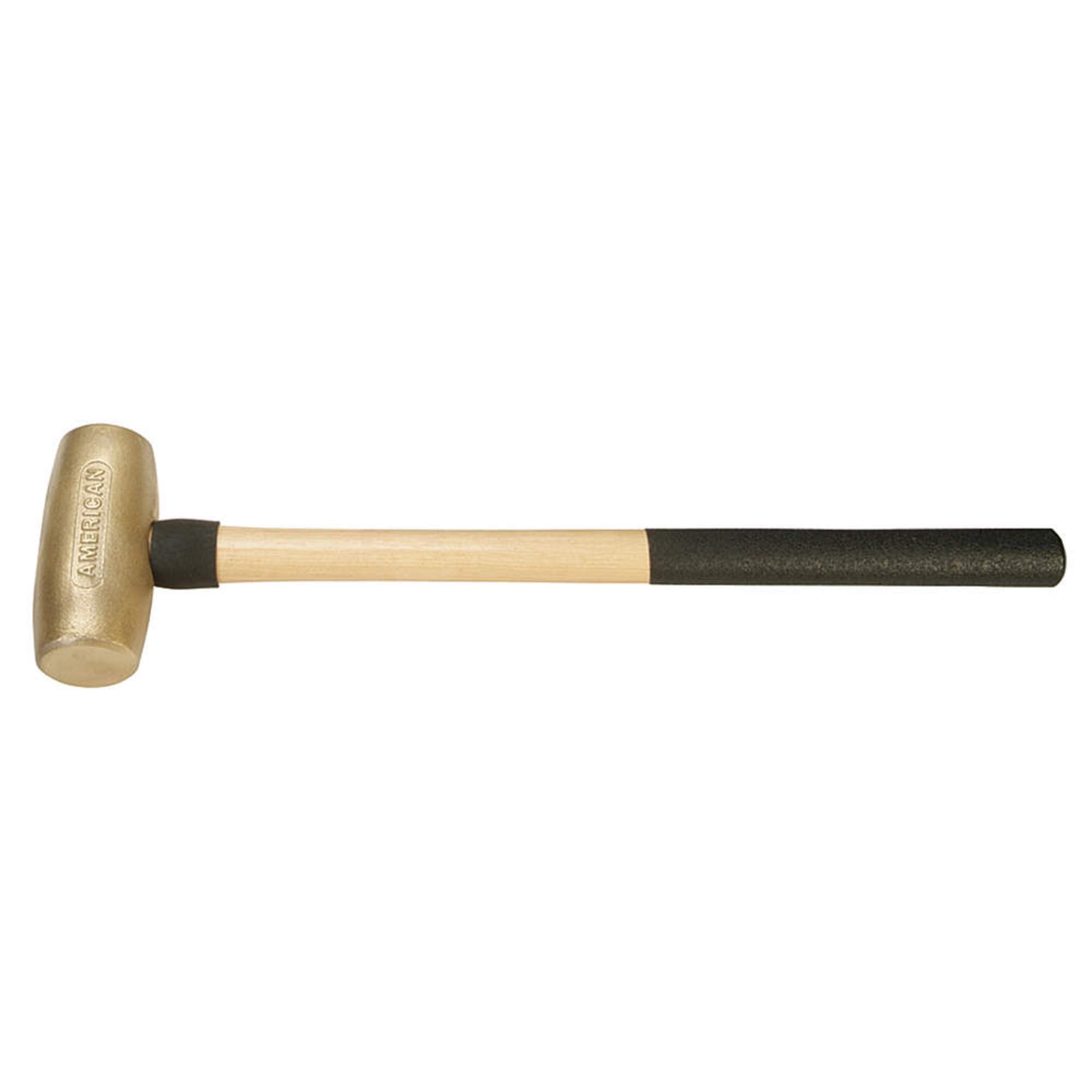 AM12BRWG Heavy Duty Sledge Hammer with Hard Hickory Wood Handle, Handle Guard & Anti-Slip Friction Paint - Ideal for Construction, Demolition, and Woodworking Projects