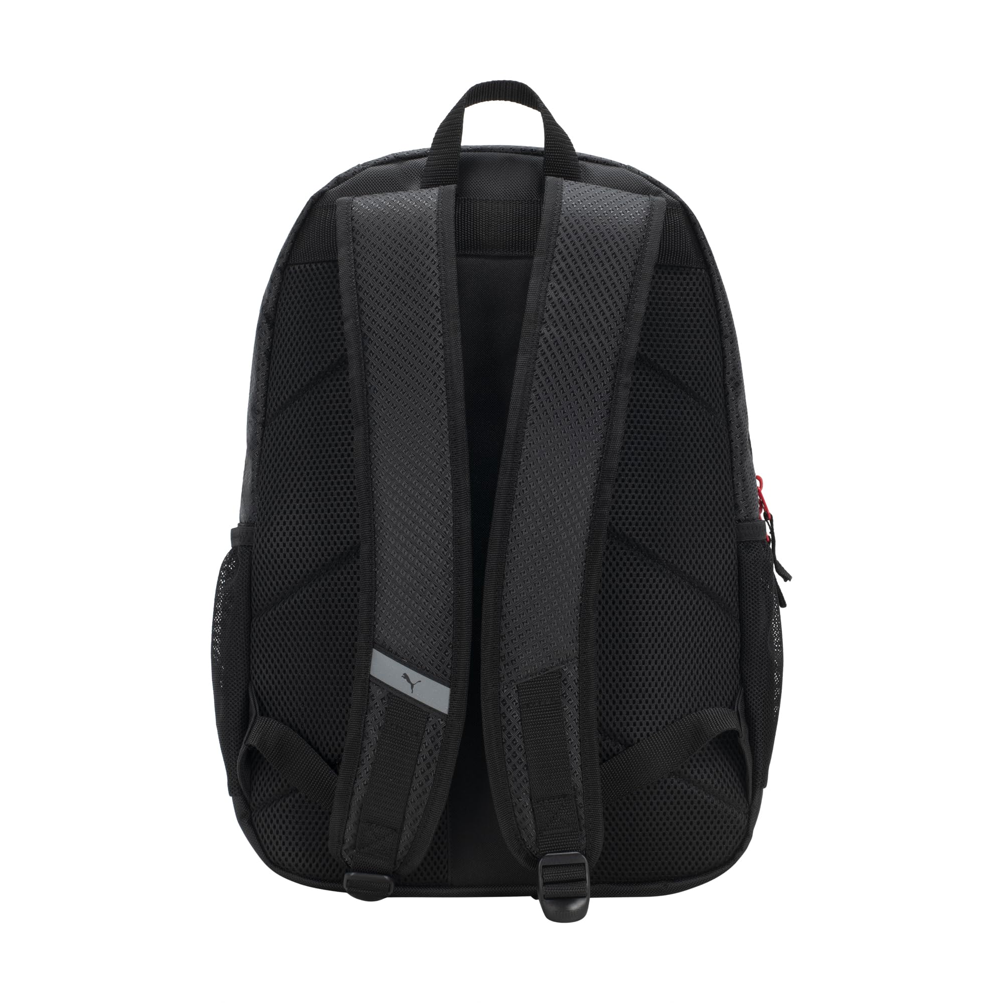 PUMA Evercat Contender Backpack - Black & Bright Red, One Size - Durable Laptop Backpack for School, Work & Travel - Perfect for Students, Professionals & Commuters