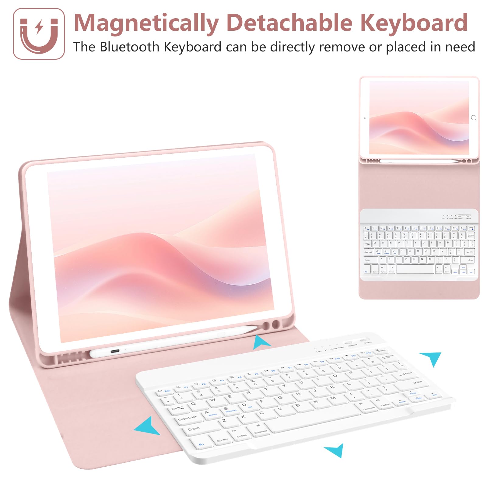 Premium Keyboard Case for iPad 9th/8th/7th Gen & iPad 10.2