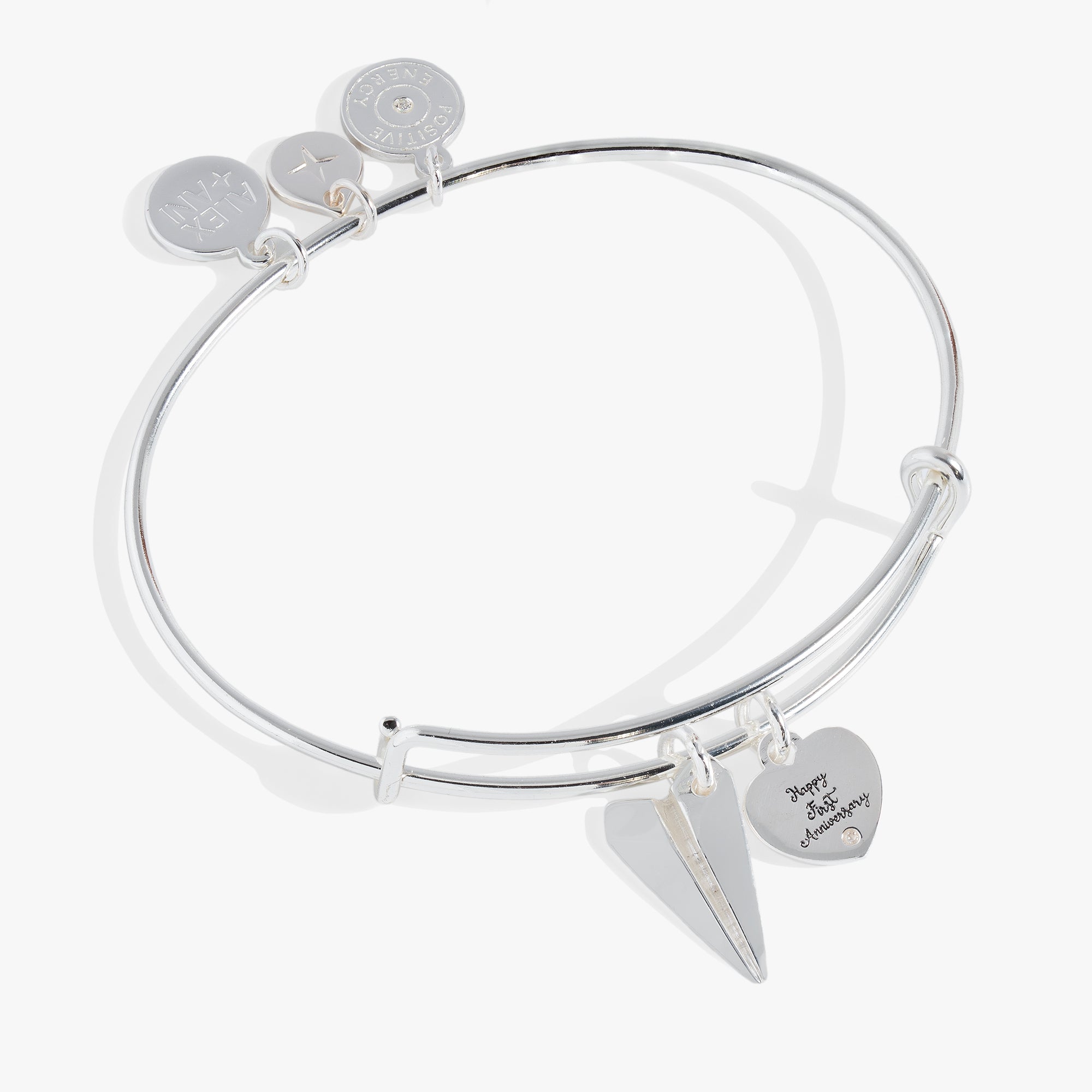 First Anniversary Bangle - Elegant & Durable Jewelry for Women | Perfect Gift for 1st Wedding Anniversary, Valentine's Day & Special Occasions