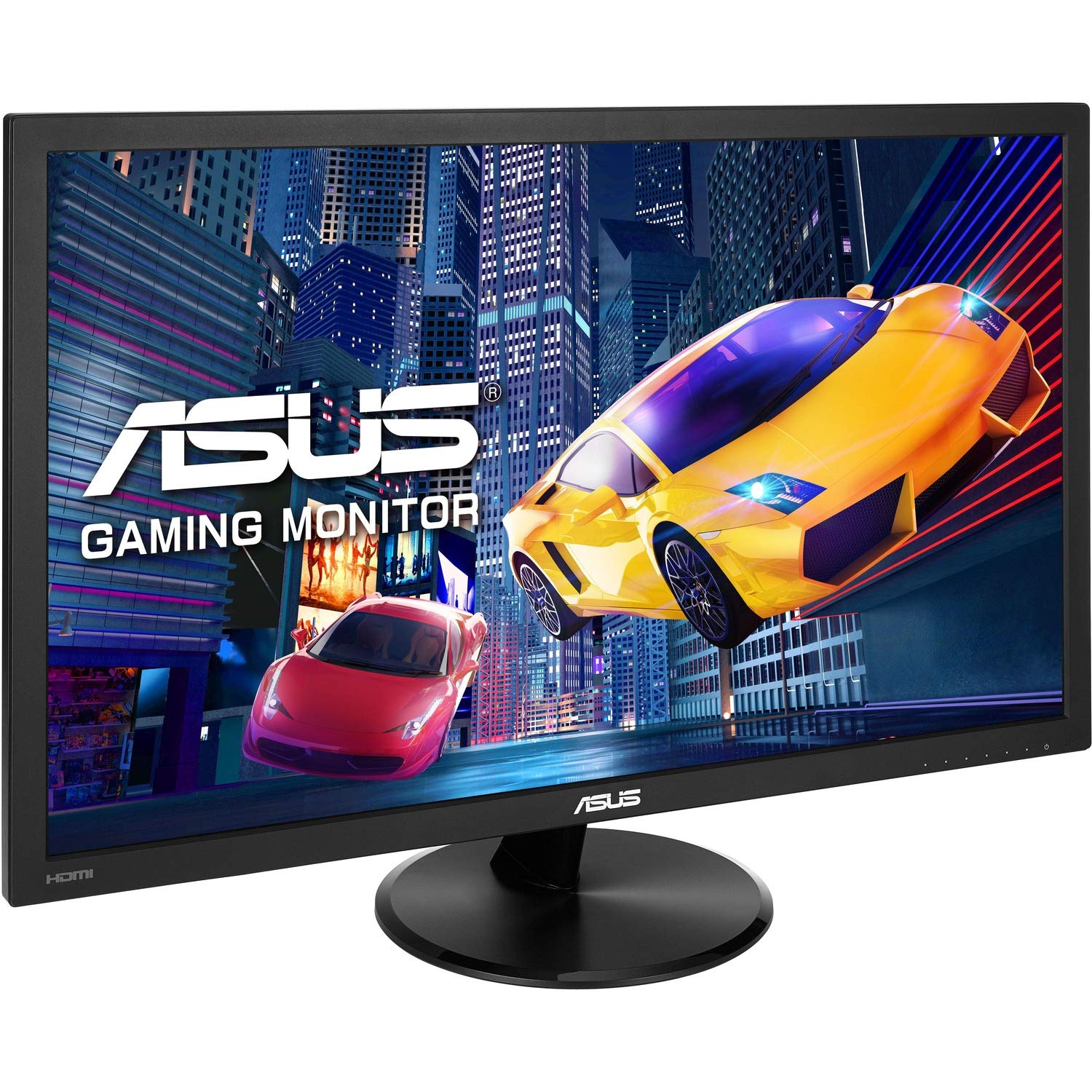 ASUS 21.5 Inch Ultra Slim Gaming Monitor - Full HD 1920x1080, 1ms Response Time, Built-in Speakers, HDMI & VGA Ports (VP228HE) - Perfect for PC Gaming, Home Office, and Entertainment Setup