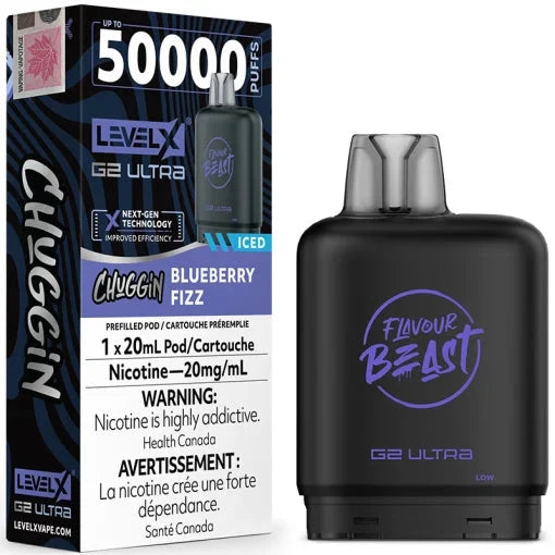 Blueberry Fizz Level X G2 Ultra - Premium Energy Drink for Gamers & Athletes | Boost Focus & Performance | Perfect for Gaming Sessions & Workouts
