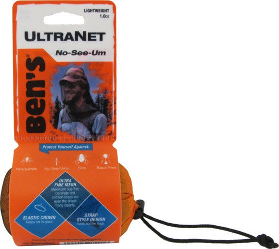 Ben's Ultranet Head Net - Lightweight Mosquito & Bug Protection for Outdoor Activities - Perfect for Hiking, Camping, and Fishing