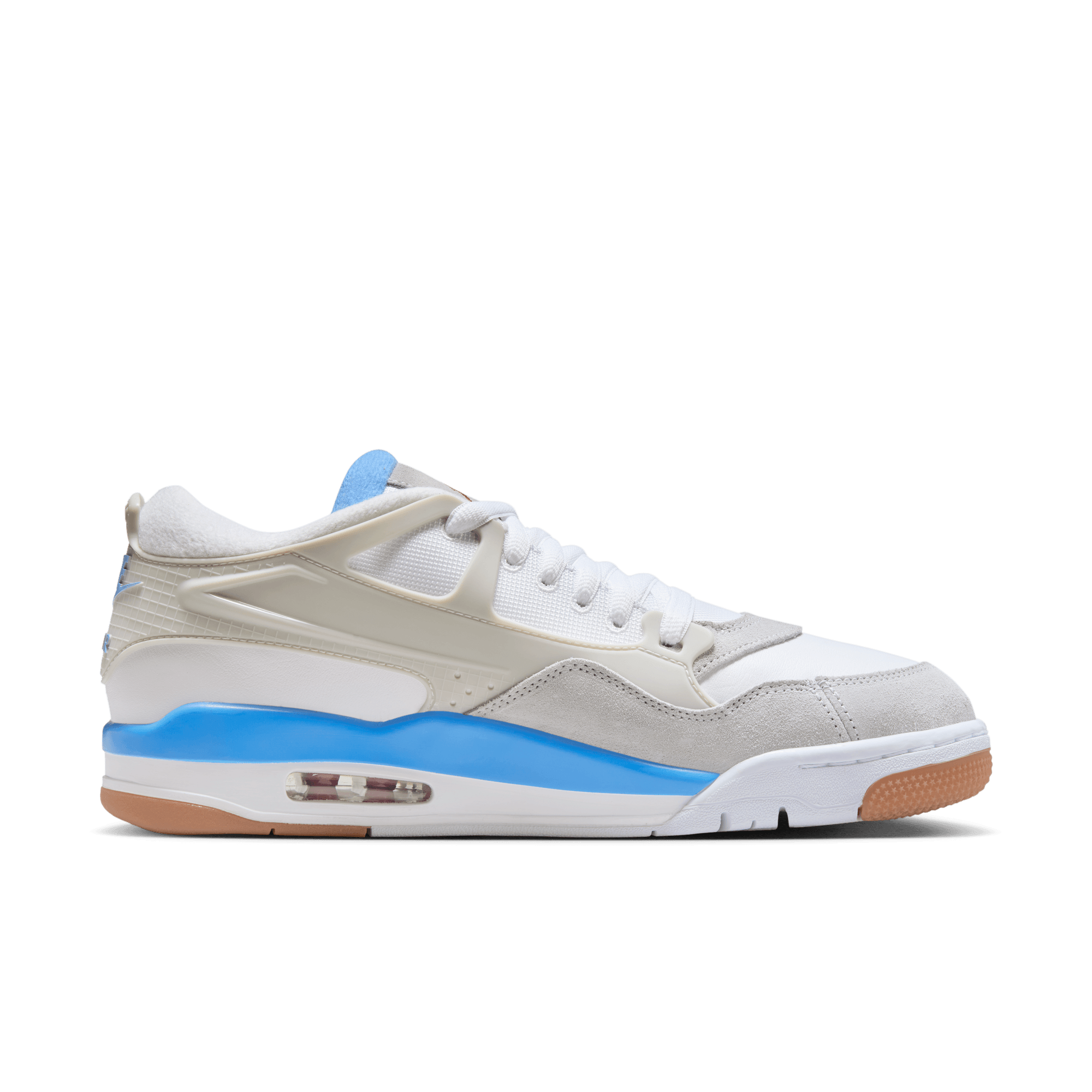 AIR JORDAN 4 Retro Men's Sneakers - White/Neutral Grey Basketball Shoes | Stylish Casual Wear & Game Day Performance Footwear