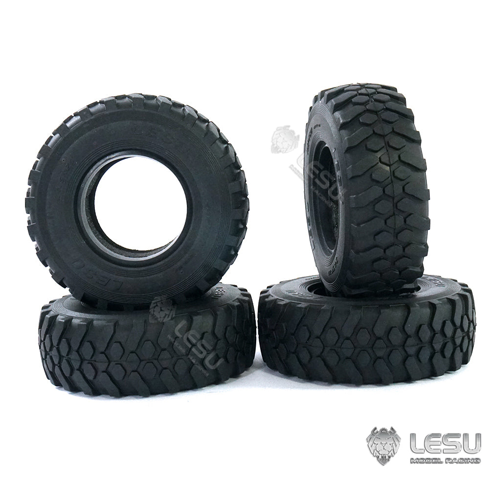 1/10 Scale 4x4 U406 RC Off-Road Truck Parts - Durable Rubber Tires & Metal Wheel Hubs with Battery Box for Remote Control Cars | Perfect for Off-Road Racing, Crawling & Outdoor Adventure Play