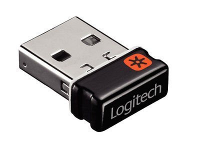 Logitech Unifying Receiver USB Dongle - Compatible with M185 Wireless Mouse & Keyboard | Plug & Play for PC, Laptop, Mac | Home Office & Gaming Accessory