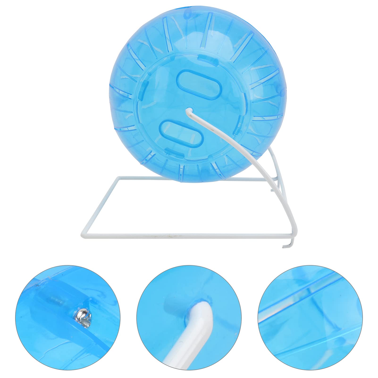 1pc Silent Hamster Running Ball Exercise Wheel Toy - Durable Pet Rolling Ball for Hamsters, Gerbils & Small Pets - Fun Plaything for Cage, Playpen & Indoor Exercise