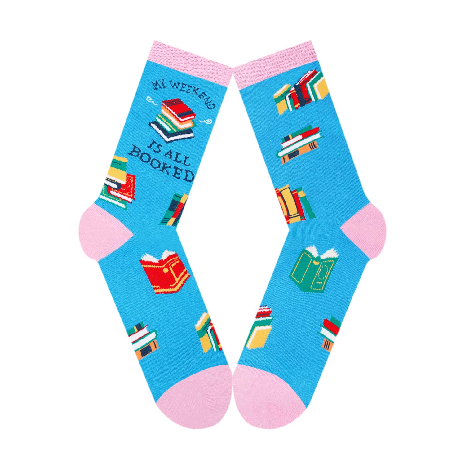 HappyPop Book Lover Gifts - Cozy Reading Socks for Bookworms | Perfect Reader Gifts for Christmas, Birthday & Book Club | Ideal for Relaxing with a Good Book