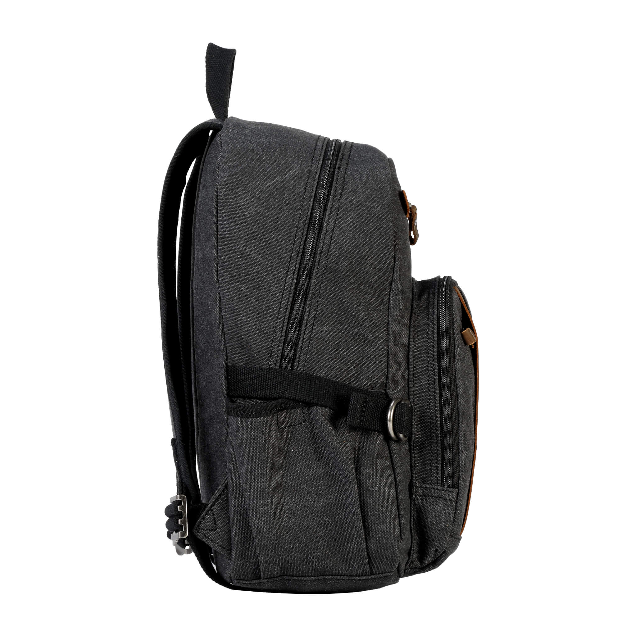 TRP0256 Troop London Classic Canvas Backpack - Medium Size Durable School & Travel Backpack for Men & Women - Perfect for College, Work Commute & Outdoor Adventures
