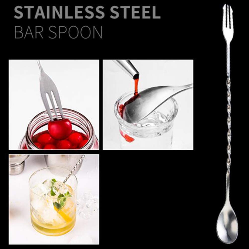 22-Piece Professional Bartender Kit with Stand - Stainless Steel Cocktail Shaker Set for Home Bars, Parties & Mixed Drinks | Durable Bar Accessories for Margaritas, Mojitos & Cocktail Making