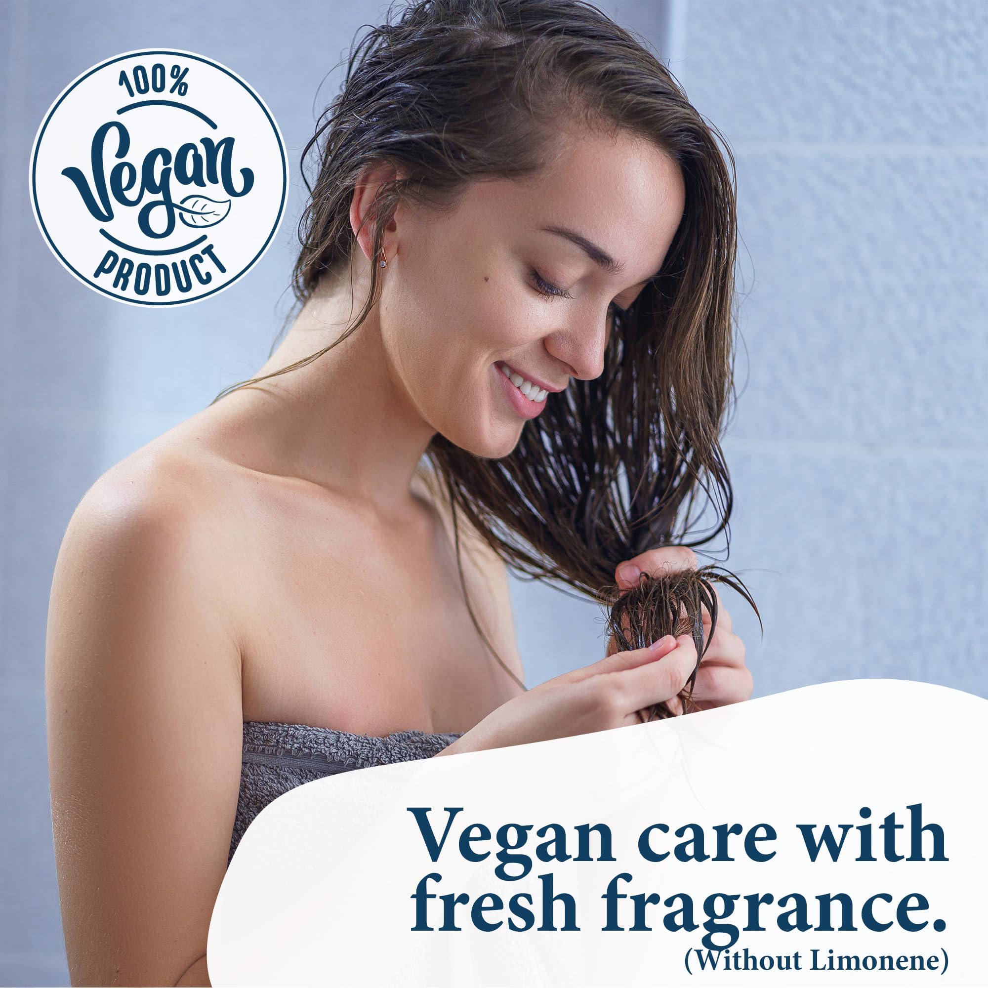 Jean & Len Sensitive Oat Milk & Cotton Conditioner for Dry Hair & Scalp - Silicone Free, Paraben Free, Vegan Hair Care (300ml) - Gentle Moisturizing for Daily Use & Sensitive Skin Relief