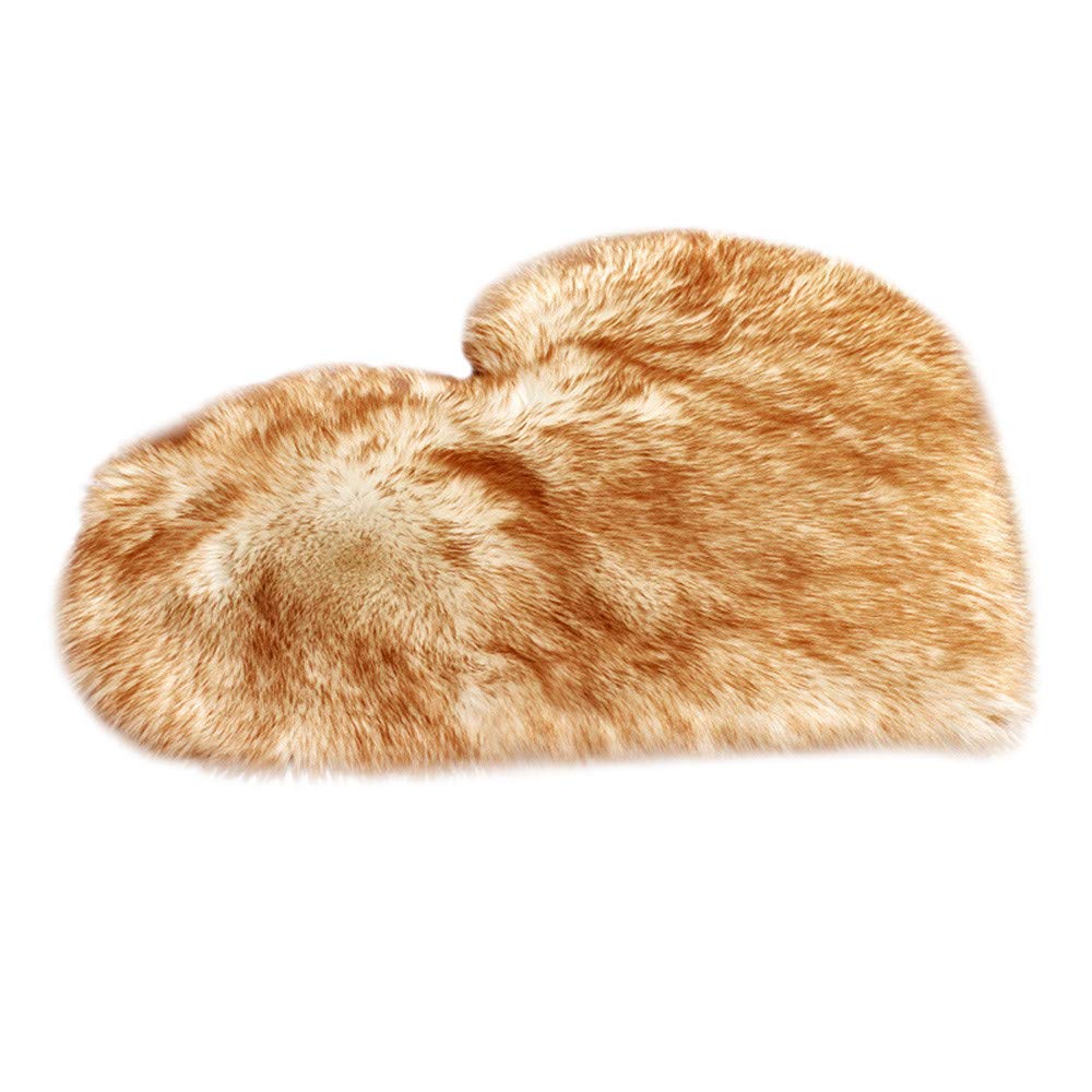 Barclay Washable Faux Fur Area Rug - Non-Slip Plush Shaggy Carpet for Bedroom, Living Room & Hallway - Soft Sheepskin-Like Fleece Rug 15.7x19.7 Inches - Perfect for Cozy Home Decor & Pet-Friendly Spaces