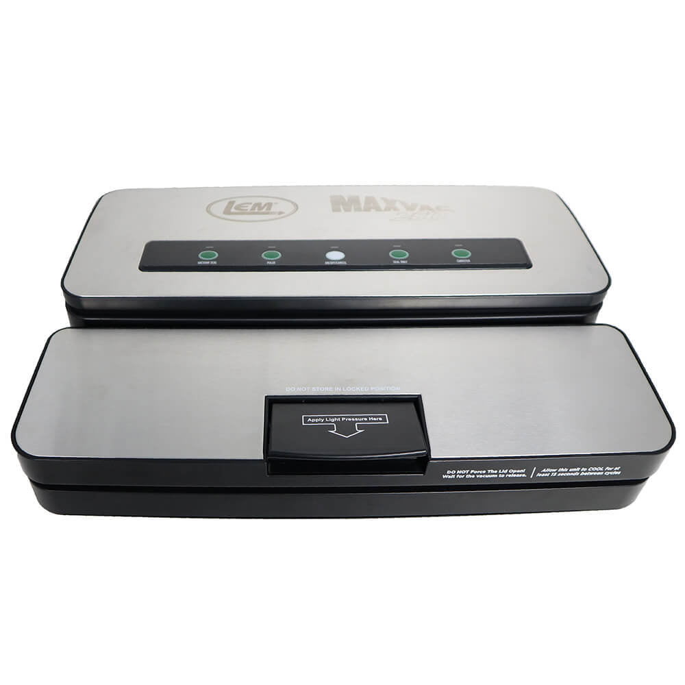 LEM MaxVac 250 Powerful Vacuum Sealer Machine for Food Preservation - Perfect for Sous Vide, Meal Prep & Long-Term Food Storage