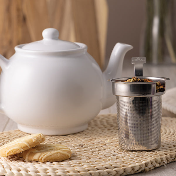 Price & Kensington Premium Ceramic Teapot with Infuser - Elegant Tea Brewing for Home, Office, or Gifting - Perfect for Loose Leaf Tea & Herbal Infusions