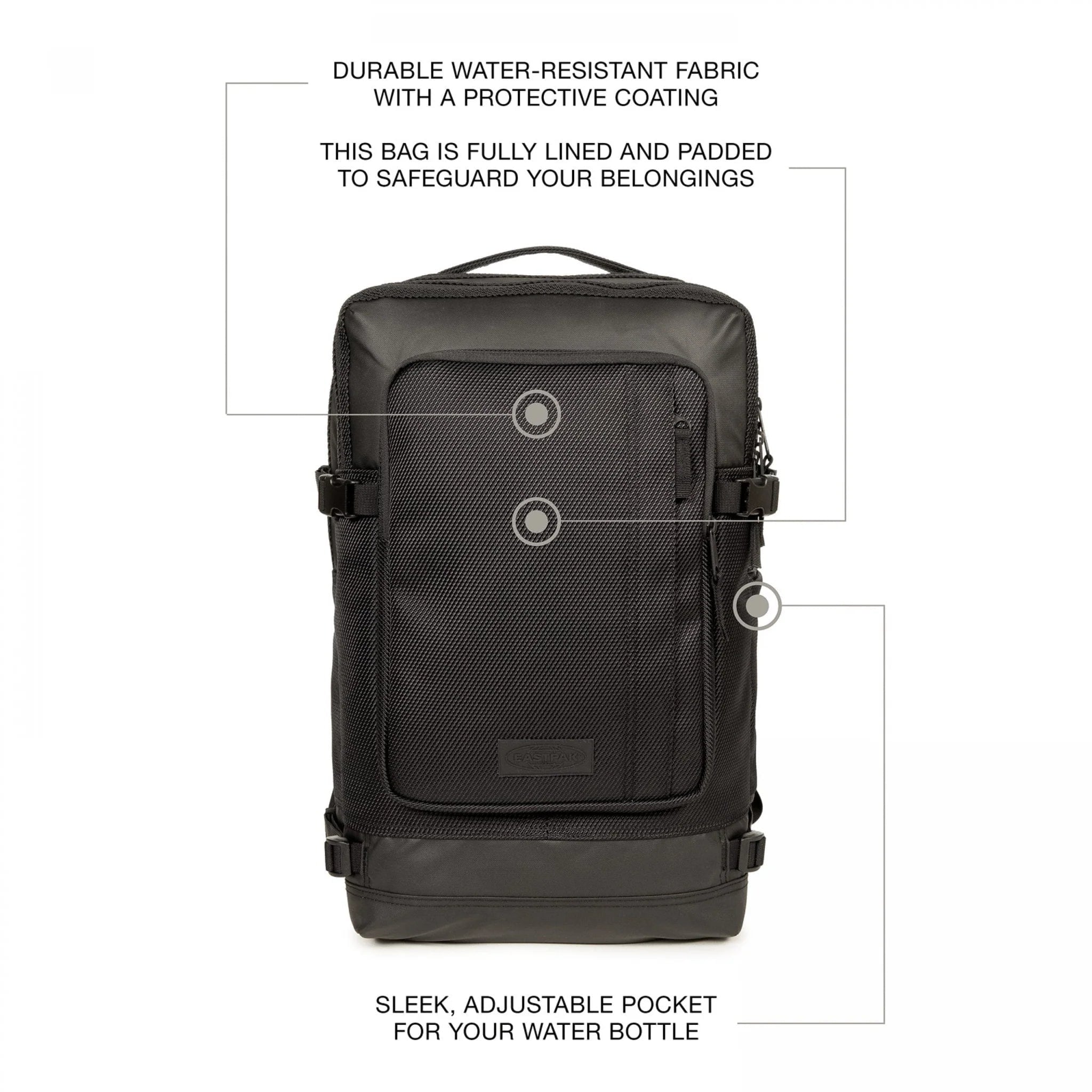 Eastpak Tecum L CNNCT Backpack - Lightweight Laptop Backpack for School, Travel & Work - Durable Water-Resistant Coat for Everyday Use
