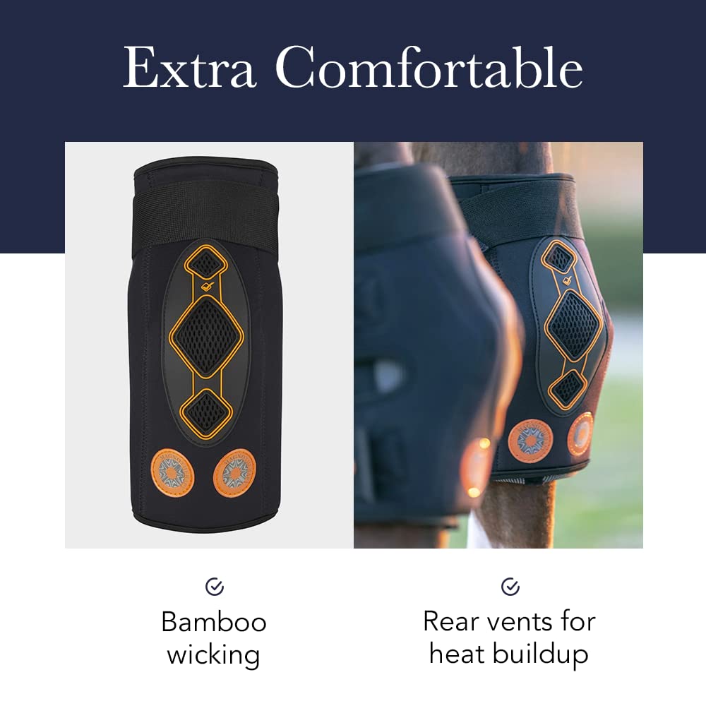LeMieux Magno Magnetic Therapy Horse Boots - Conductive Equine Boots for Protection & Training - Horse Wraps & Accessories for Joint Support & Recovery - Ideal for Dressage, Jumping & Stable Use