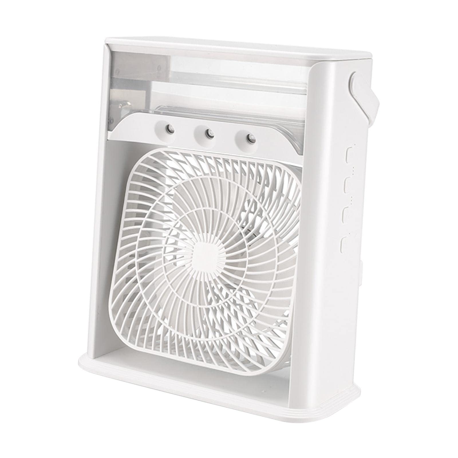 Baoblaze Portable Air Conditioner Fan - Ultra Quiet Evaporative Cooler with 7 Color LED Lights, Personal Cooling Fan for Home, Office, Bedroom & Outdoor Use