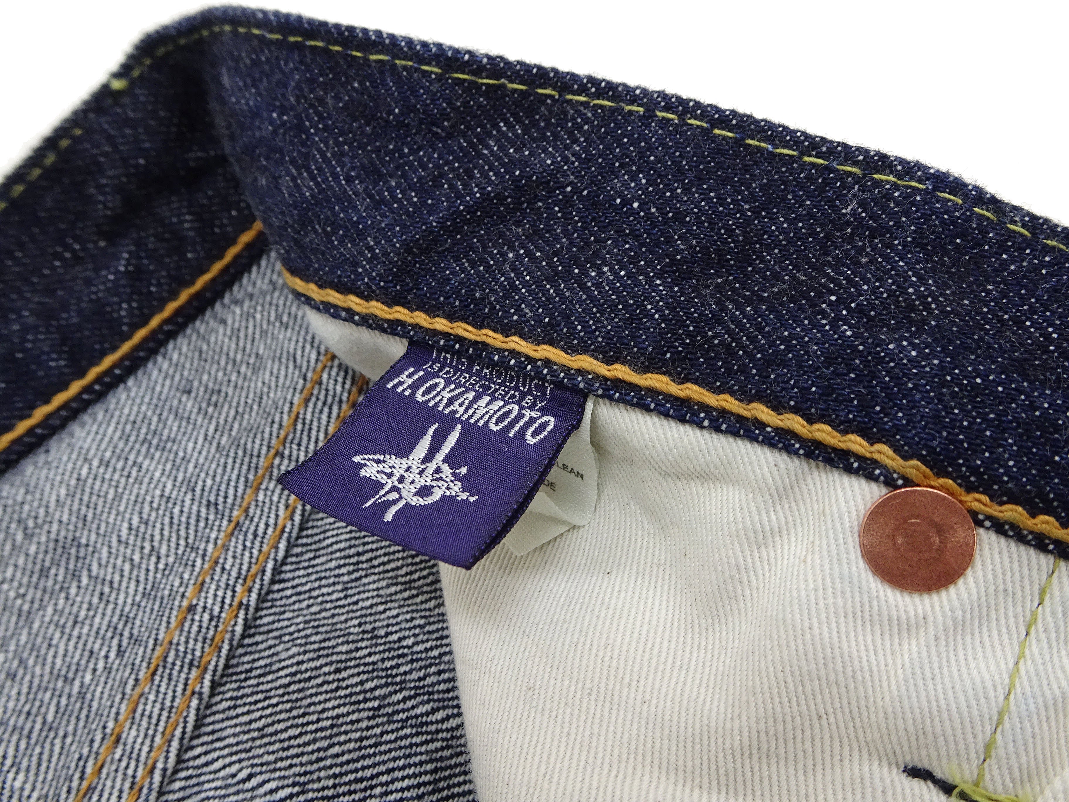 TOYS McCOY Men's Classic Relaxed Straight Fit Jeans TMP2304 - 13.5 oz. One Washed Deep Indigo Denim Pants (Lot 675XX) | Casual Wear, Work Pants & Everyday Denim for Men