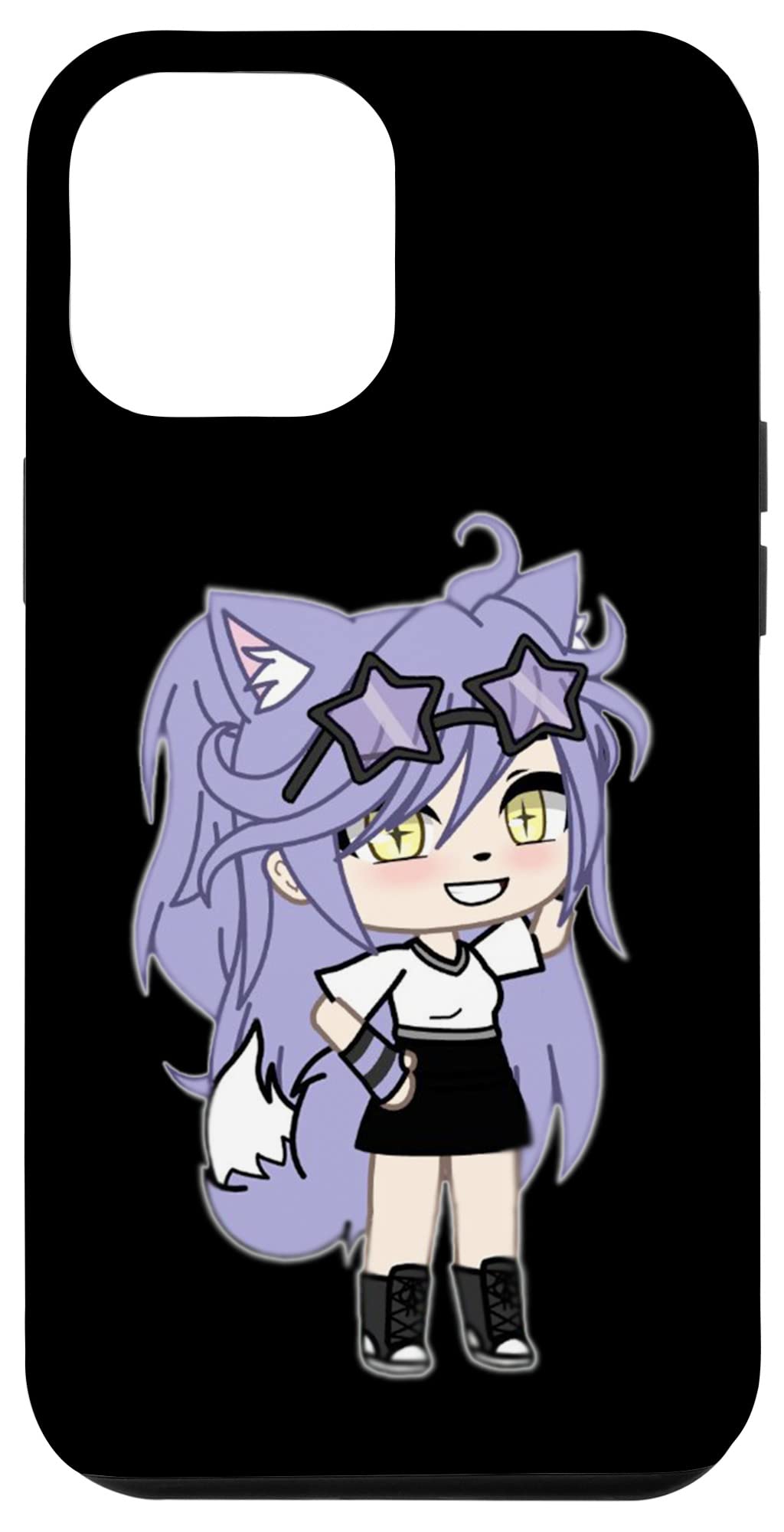 iPhone 12 Pro Max Case - Kawaii Anime Chibi Gacha Life Inspired Design - Perfect for Manga Fans & Gacha Club Players