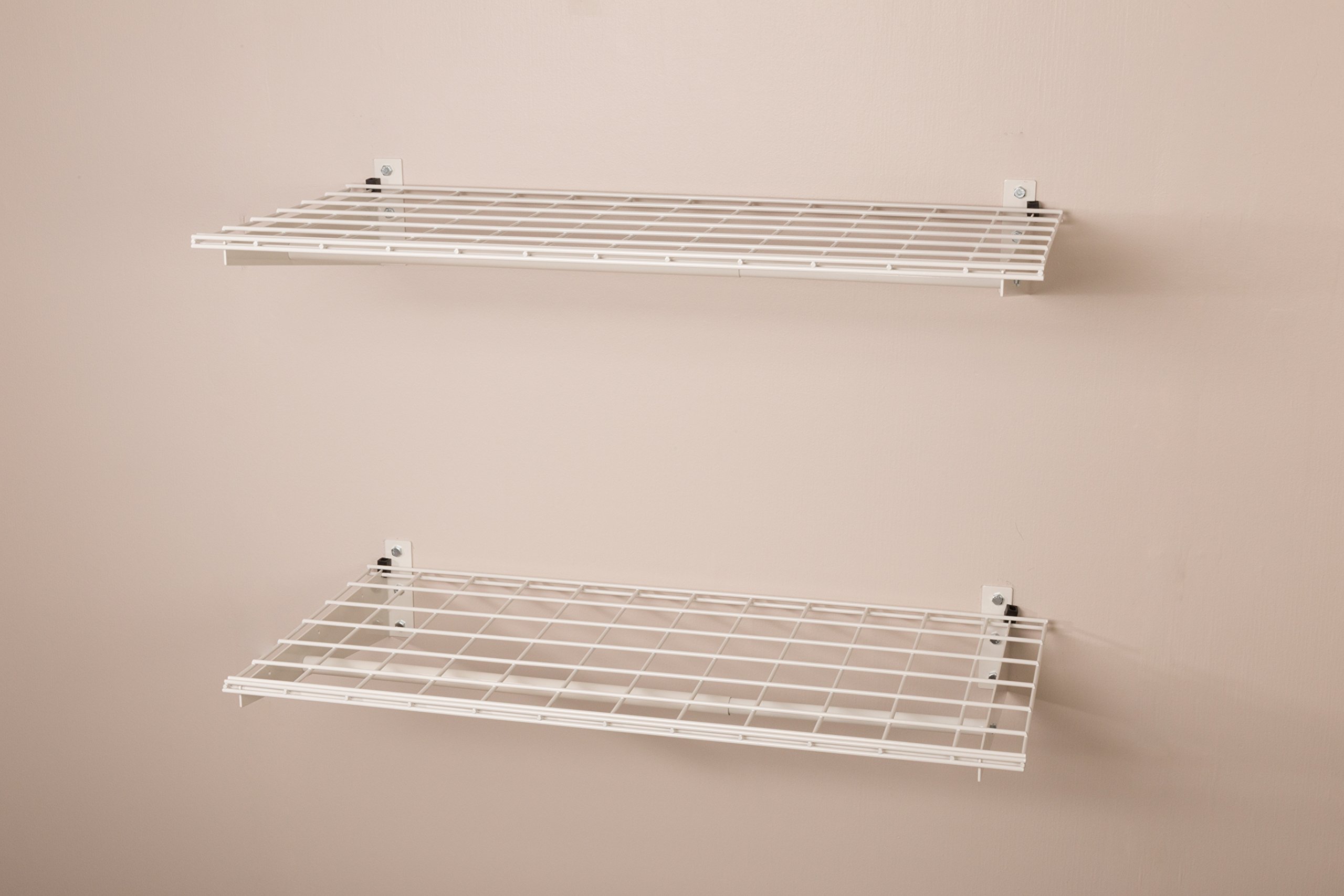 Heavy Duty Steel Wall Garage Shelving 2-Pack - 36