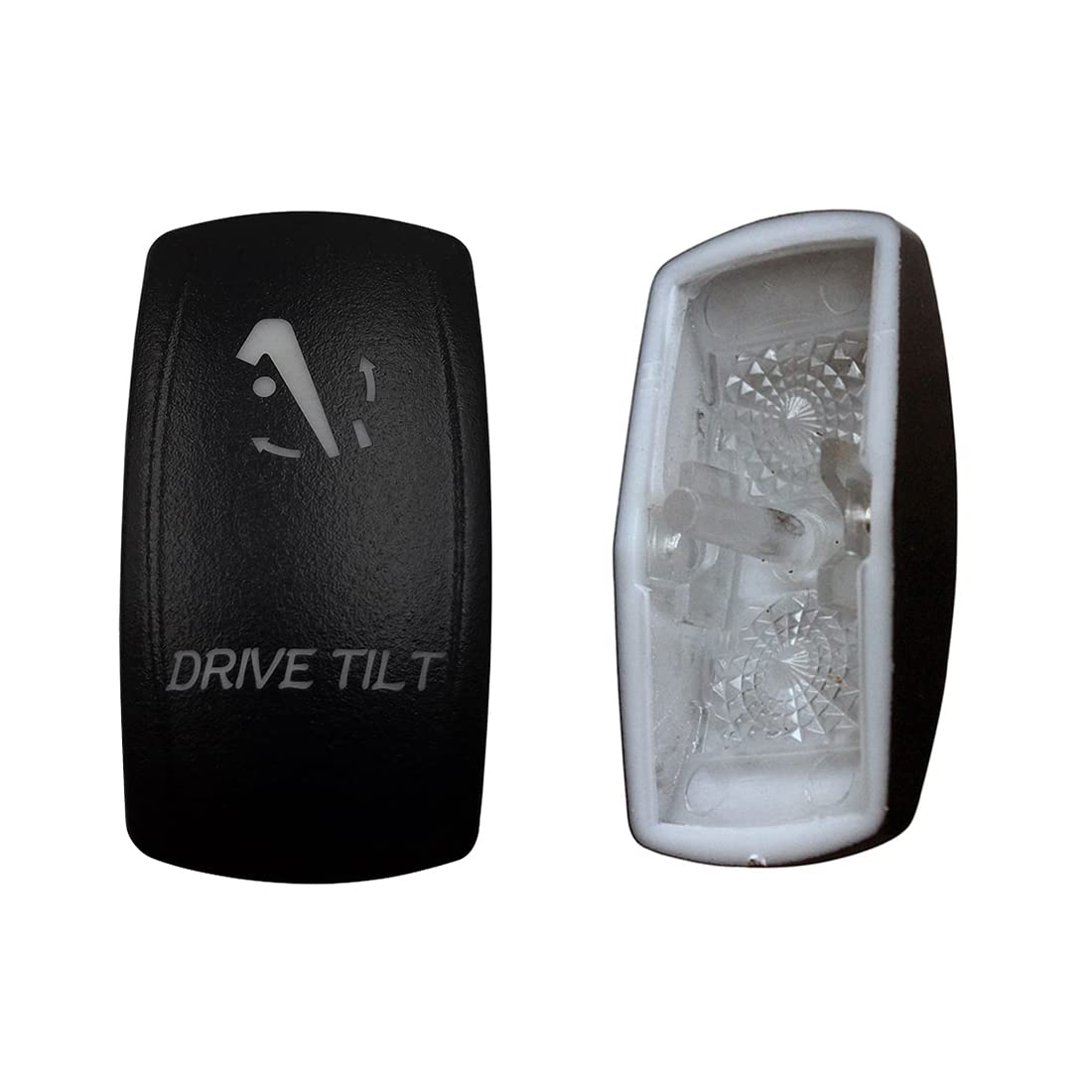 Laser Engraved Backlit Switch Cover Cap for Car Boat Dashboard Rocker Switch - Waterproof & Durable Replacement - Perfect for Marine, RV, Truck & Off-Road Vehicle Customization