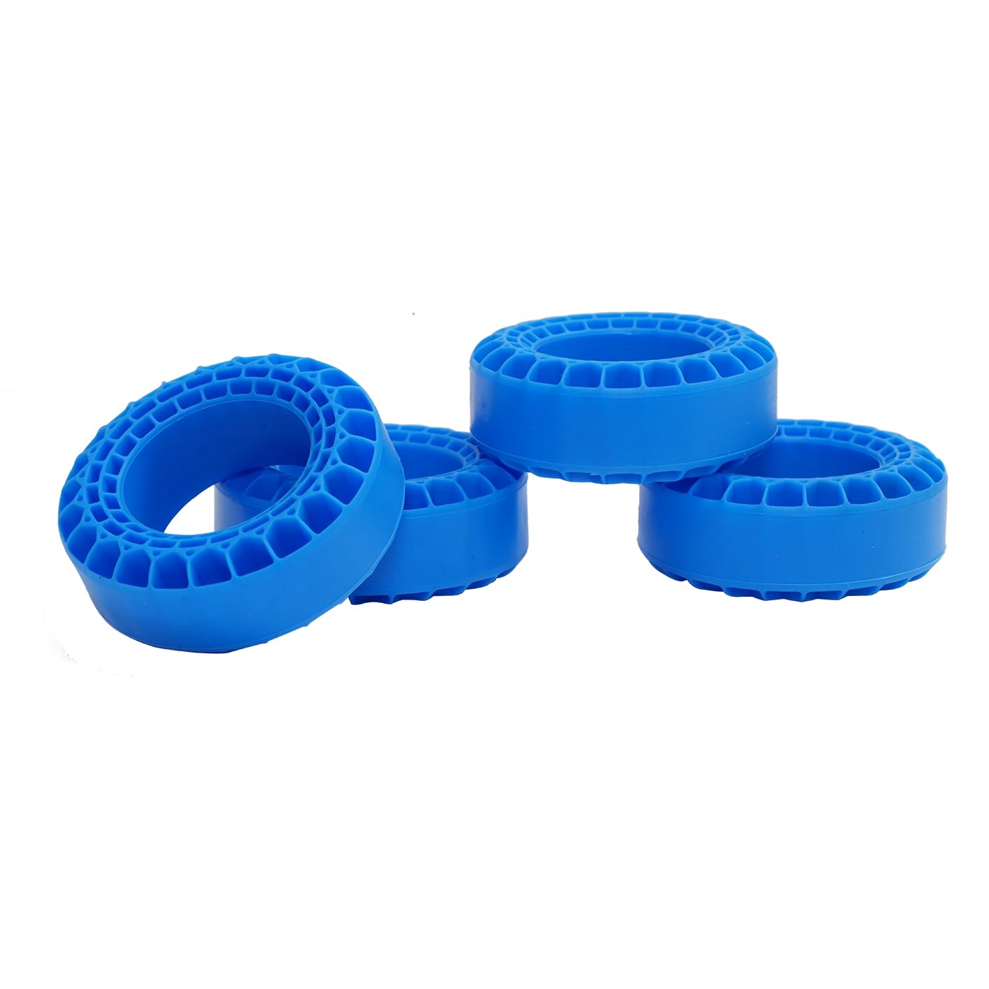 1.0 Inch Super Soft Blue Silicone Rubber Inserts for 60-64 x 24-26mm Tires - Perfect for RC Cars, Drones & Off-Road Vehicles