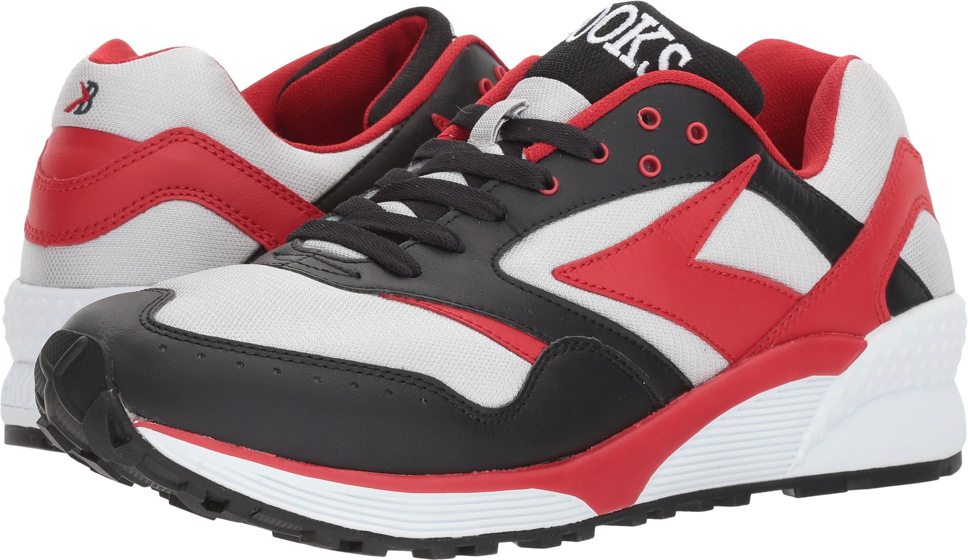 Brooks Men's Banshee Running Shoes - Black/Red Size 8 | Lightweight Trail Sneakers for Hiking & Outdoor Activities