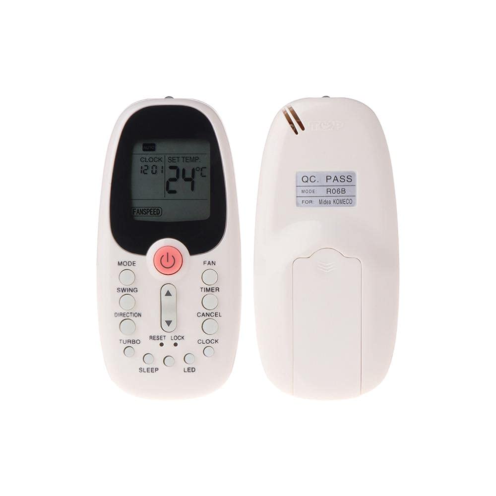 Original Remote Control Replacement for Midea Tornado Air Conditioner Models R06/BG R06/BGE R06/BGCE - Perfect for Home, Office & Bedroom Cooling Comfort