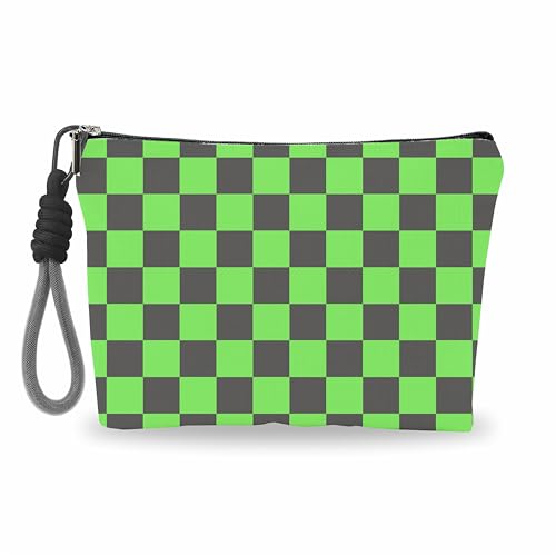 Black & Green Checkerboard