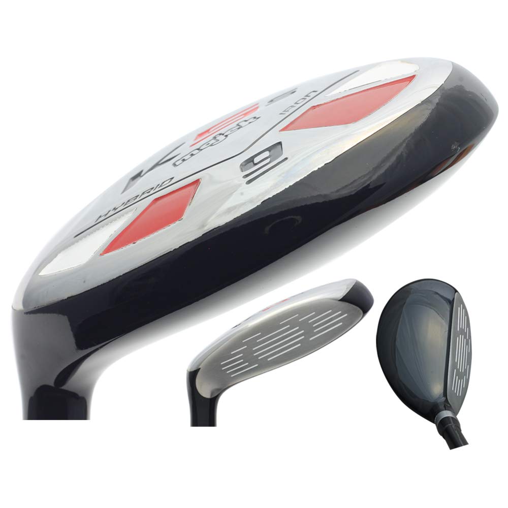 Left Handed Golf Hybrid Club for Senior Women - #9 Utility Iron with Lady Flex Shaft & Arthritis-Friendly Grip - Perfect for Petite Players (5' to 5'3