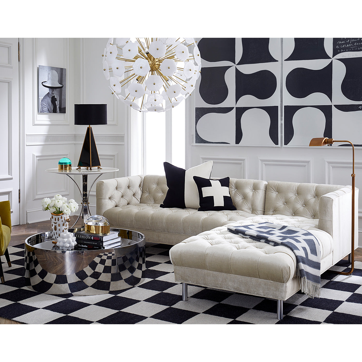 Paule Marrot Black & White Abstract Series 2 Art Print - Modern Wall Decor for Living Room, Bedroom & Office