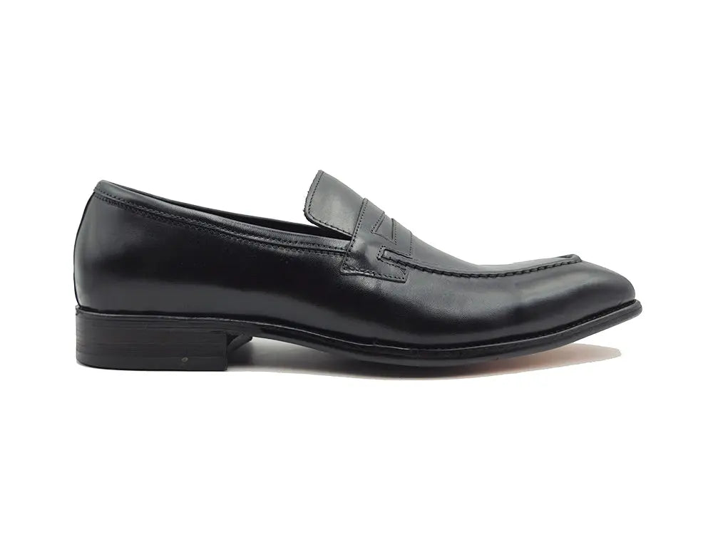 Premium Genuine Leather Penny Loafers for Men - Slip-On Comfort & Classic Style - Perfect for Business, Casual & Formal Occasions