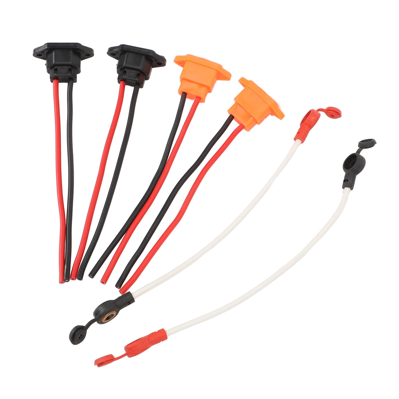 Waterproof Electric Bike Charging Port Socket with Cable Connector - Durable Battery Charger for E-Bikes, Scooters & Mobility Devices (Outdoor & Commuter Use)
