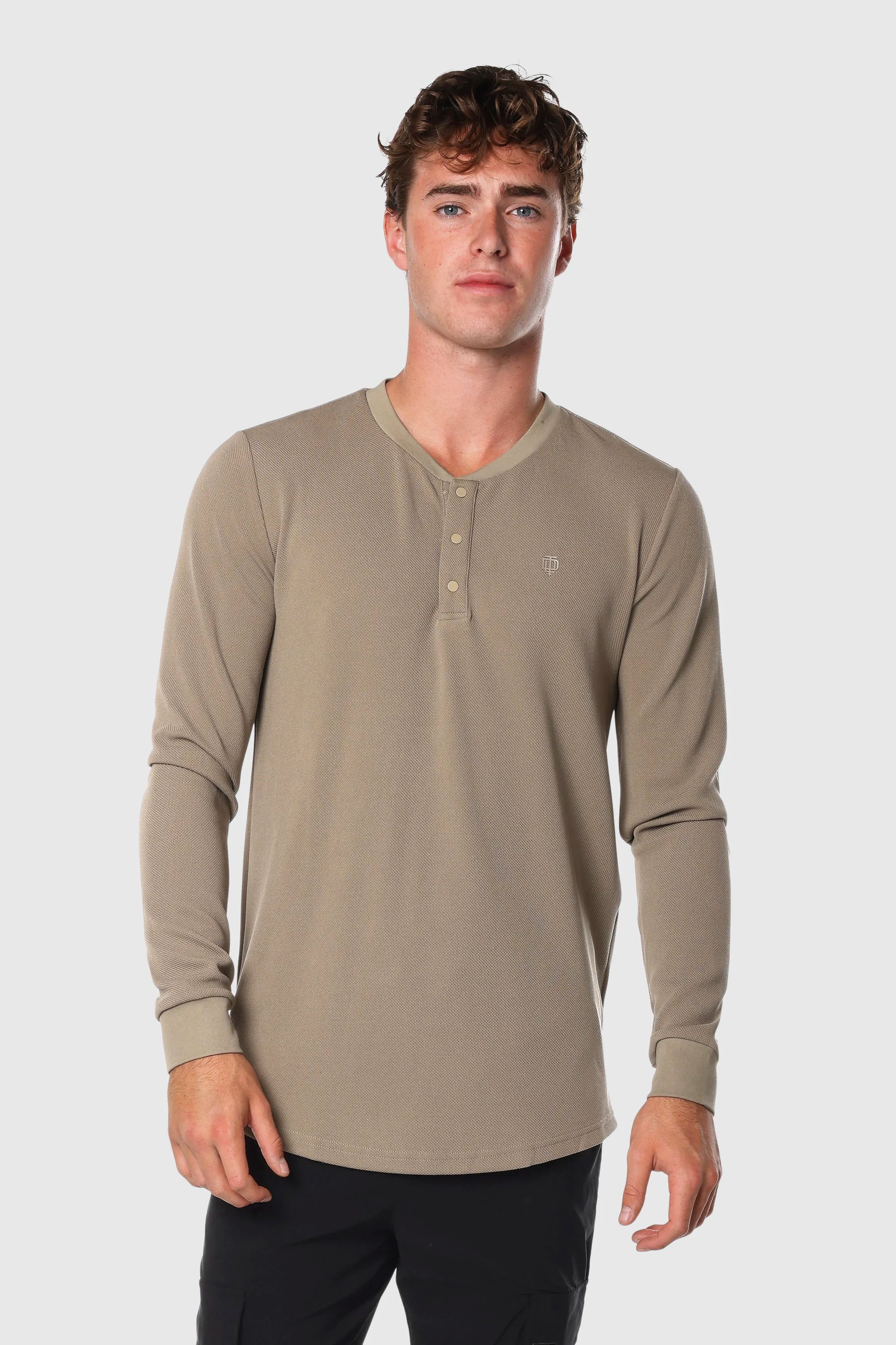 Club Henley Men's Casual Short Sleeve T-Shirt - Soft Cotton Comfort Fit for Everyday Wear | Perfect for Summer Outings, Beach Trips, and Relaxing at Home