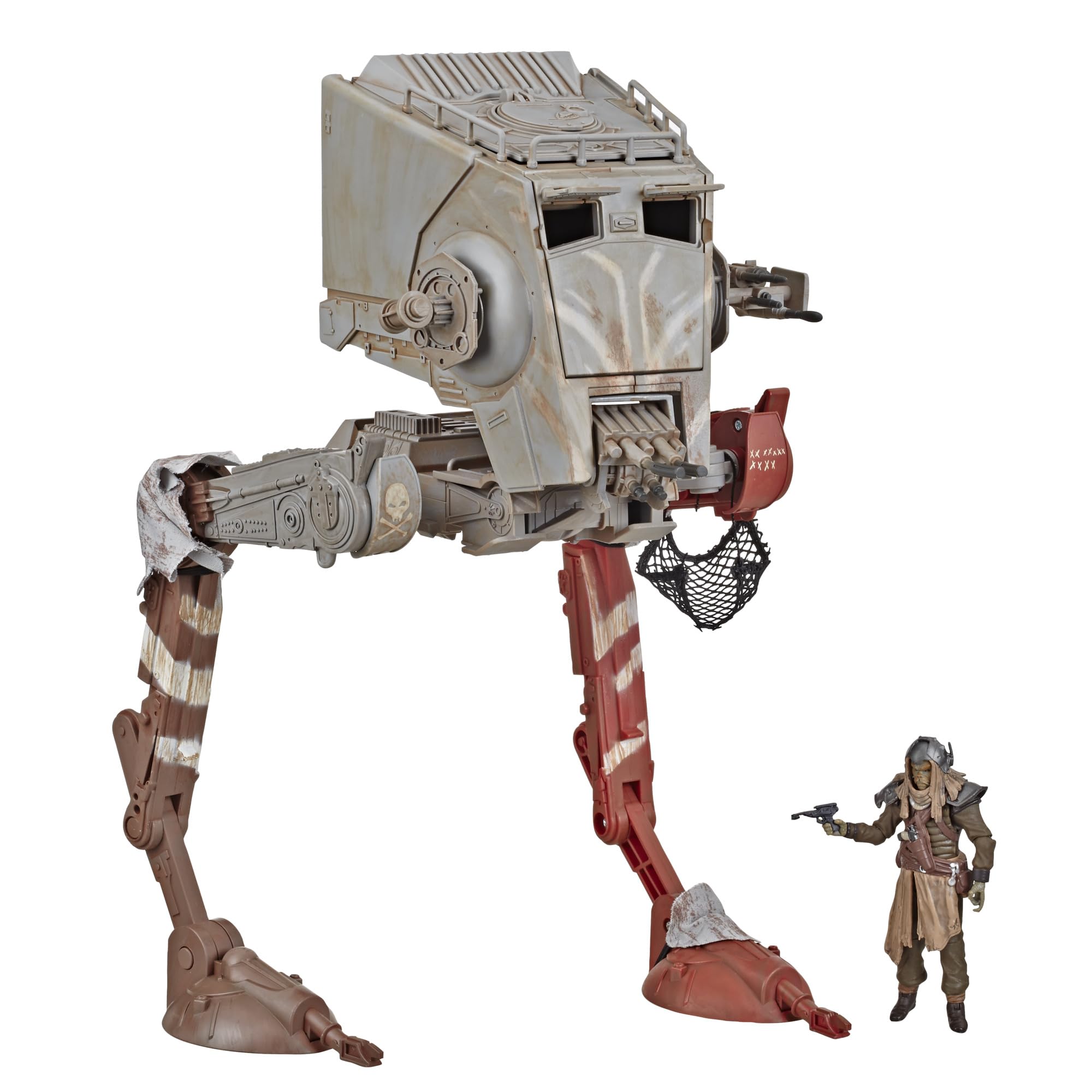 STAR WARS The Vintage Collection The Mandalorian AT-ST Raider Toy Vehicle with Action Figure - Premium Collectible for Kids Ages 4+ - Perfect for Playtime, Display & Star Wars Fans Collection