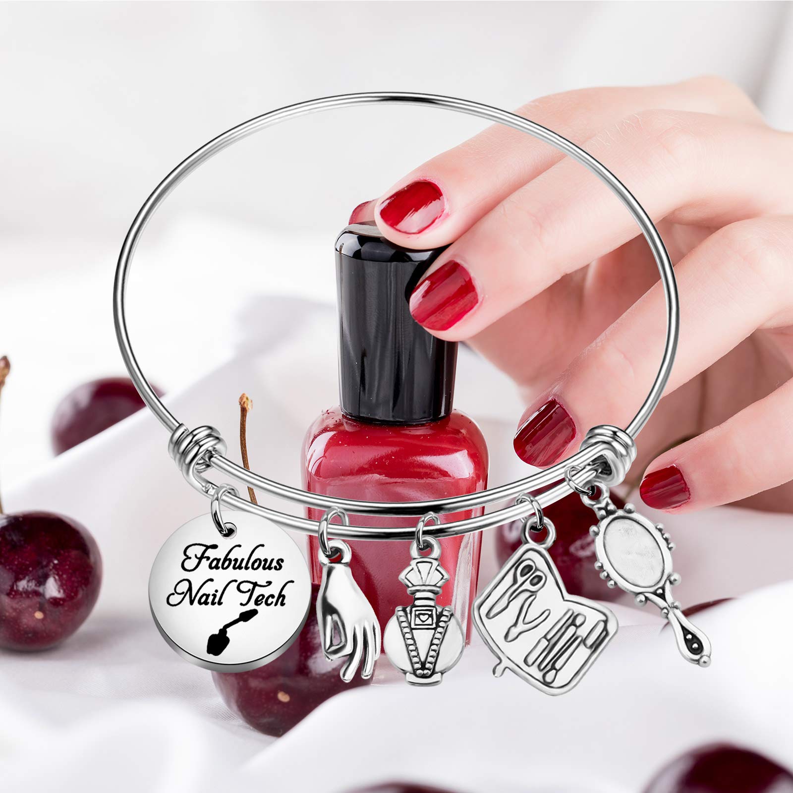 TGBJE Stylish Manicurist Bracelet - Perfect Gift for Nail Technicians, Nail Artists & Beauticians - Ideal for Graduation & Professional Use in Salons