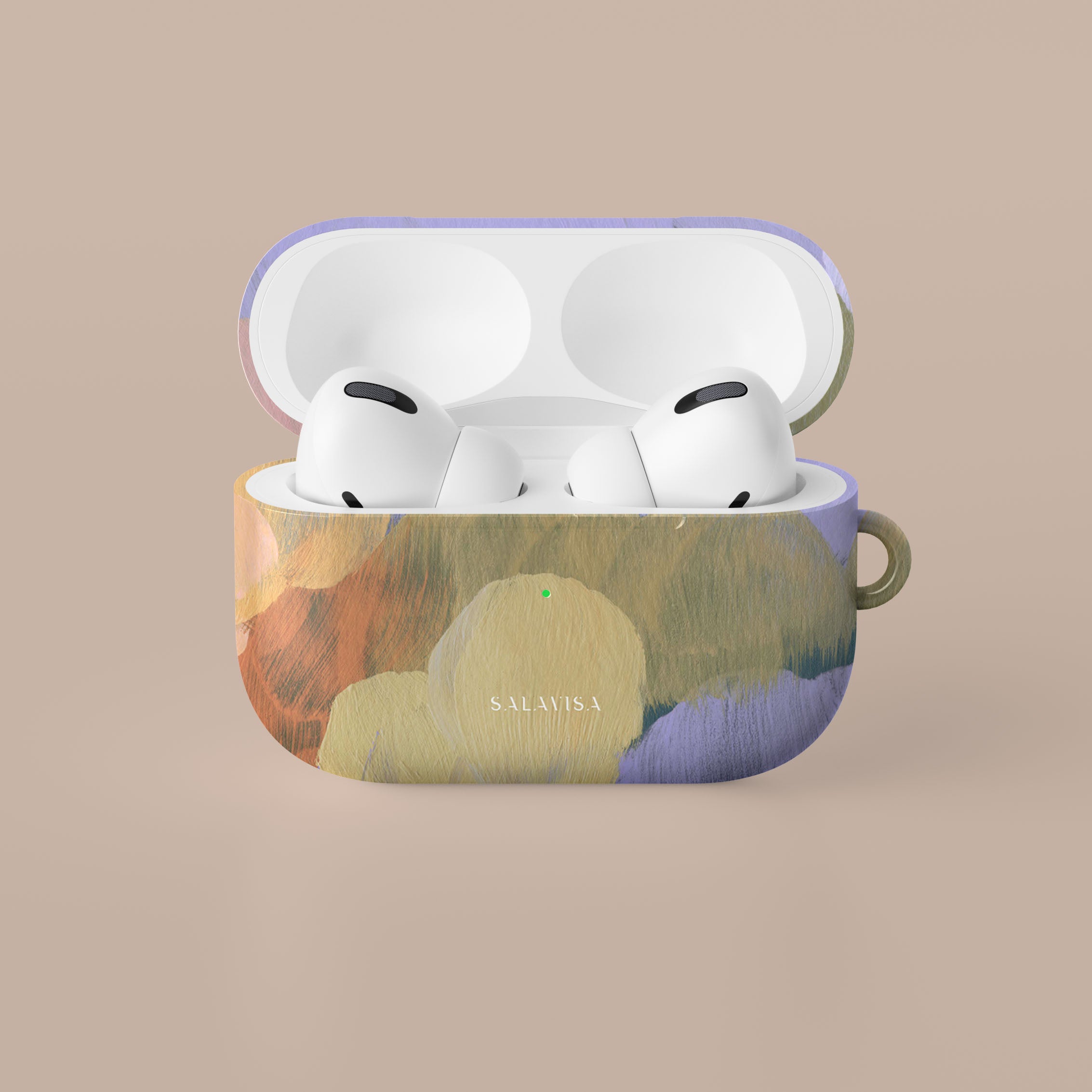 Durable Spring Canvas AirPods Case Cover - Protective & Stylish Design for AirPods 1/2/3 & Pro - Perfect for Outdoor Activities, Travel & Daily Use