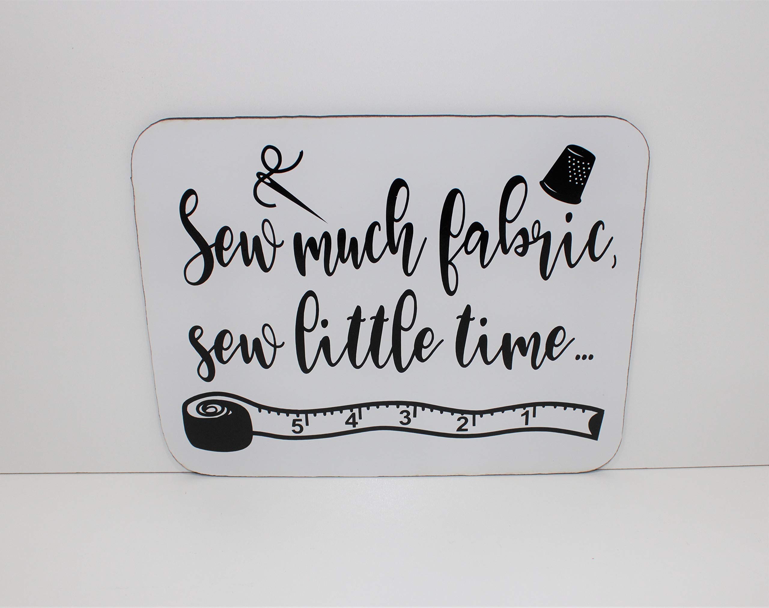 Quilt Sign & Sewing Room Decor - Handmade Fabric Wall Art for Quilters & Sewing Enthusiasts - Perfect for Craft Rooms, Studios & Home Décor