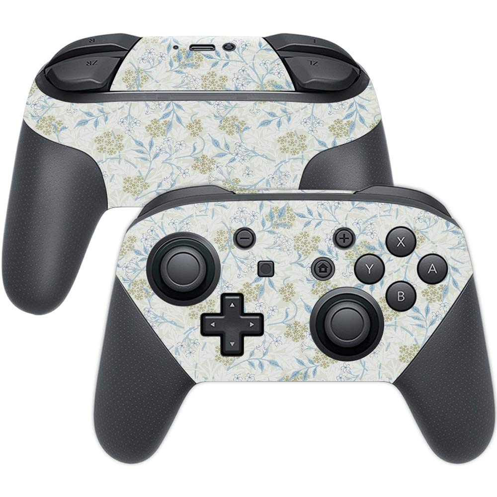 MightySkins Protective Vinyl Skin Decal for Nintendo Switch Pro Controller - Jasmine Design | Durable, Customizable Cover | Easy to Apply & Remove | Made in USA | Perfect for Gaming, Travel & Personalization