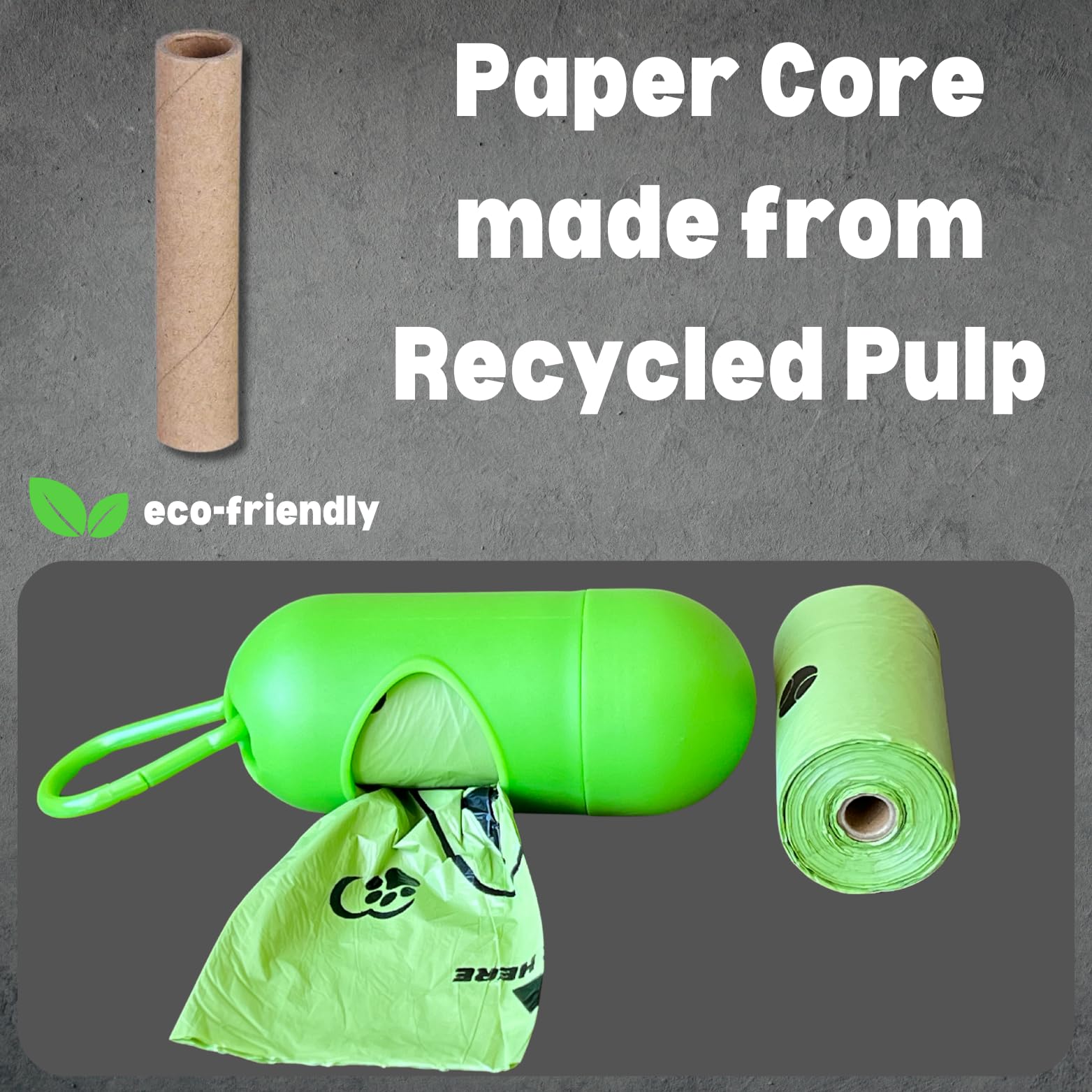 Eco-Friendly Biodegradable Dog Poop Bags with Dispenser - 576 Bags (32 Refill Rolls) | Unscented Pet Waste Bags for Dogs & Cats | Perfect for Park Walks, Backyard Cleanup & Travel
