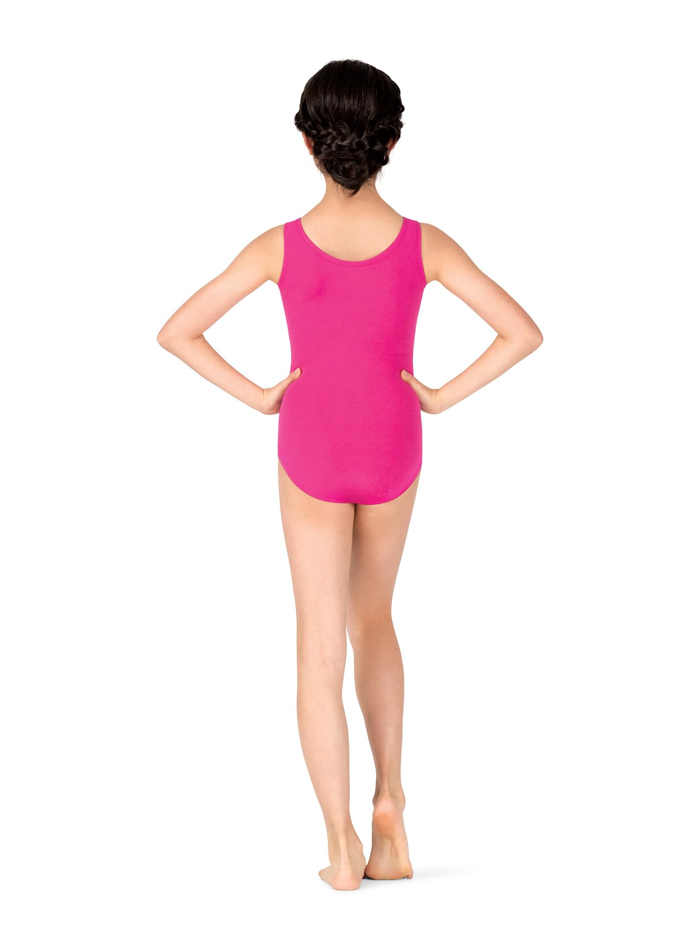 Girls Cotton Tank Leotard for Dance, Gymnastics & Performance - Comfortable Stretch Fit Ballet Leotard for Kids & Toddlers