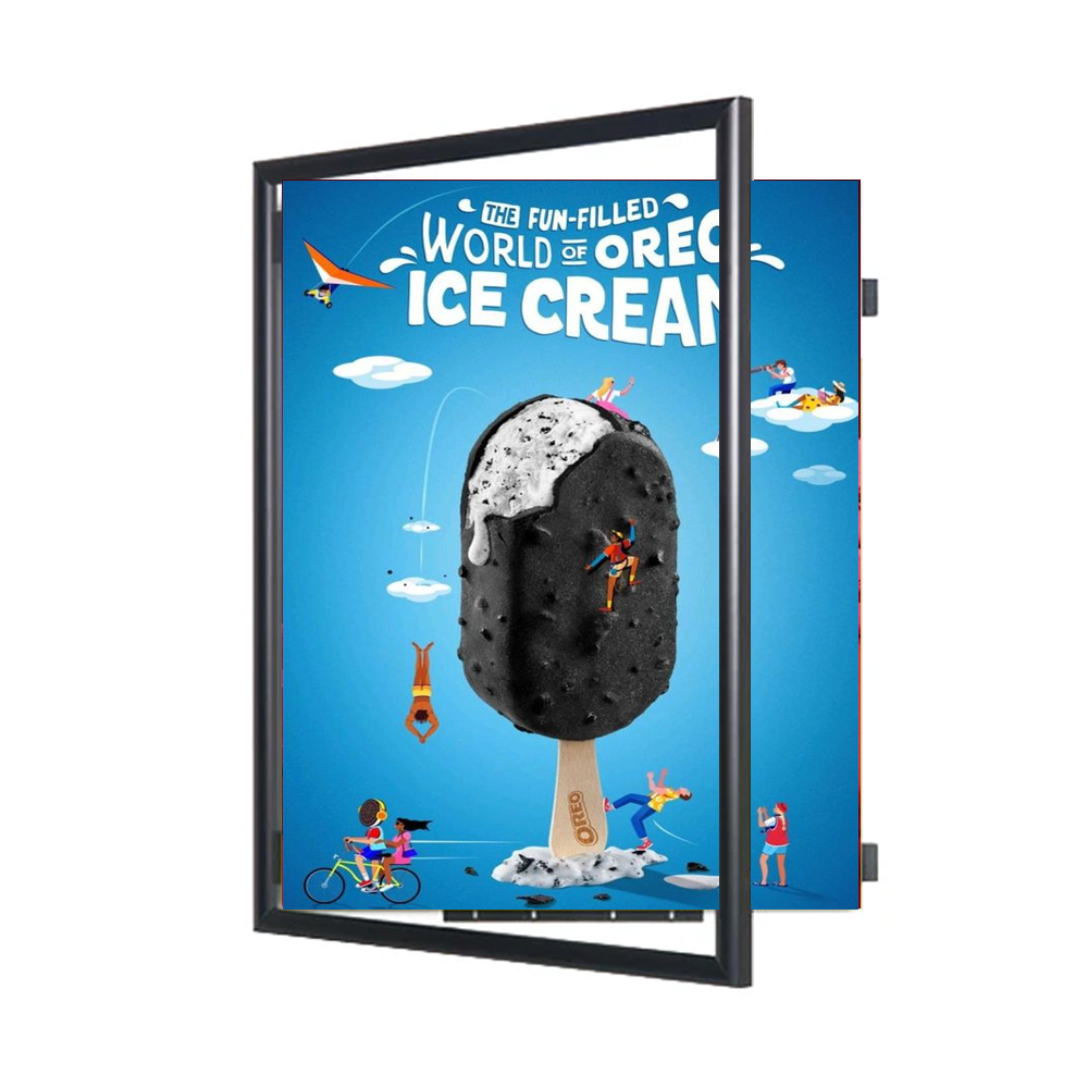 24x48 Poster Frame - SwingFrame Wide Face Display for Art, Photos & Posters - Perfect for Home, Office & Gallery Decor
