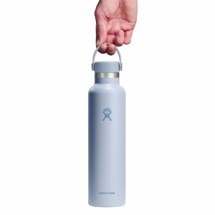 24 oz Standard Mouth Water Bottle - BPA-Free, Leak-Proof Stainless Steel Insulated Bottle for Gym, Hiking & Everyday Use
